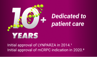 LYNPARZA 10 Plus Years Dedicated To Patient Care 