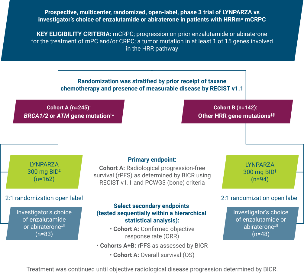LYNPARZA Study Design PROfound Trial Chart